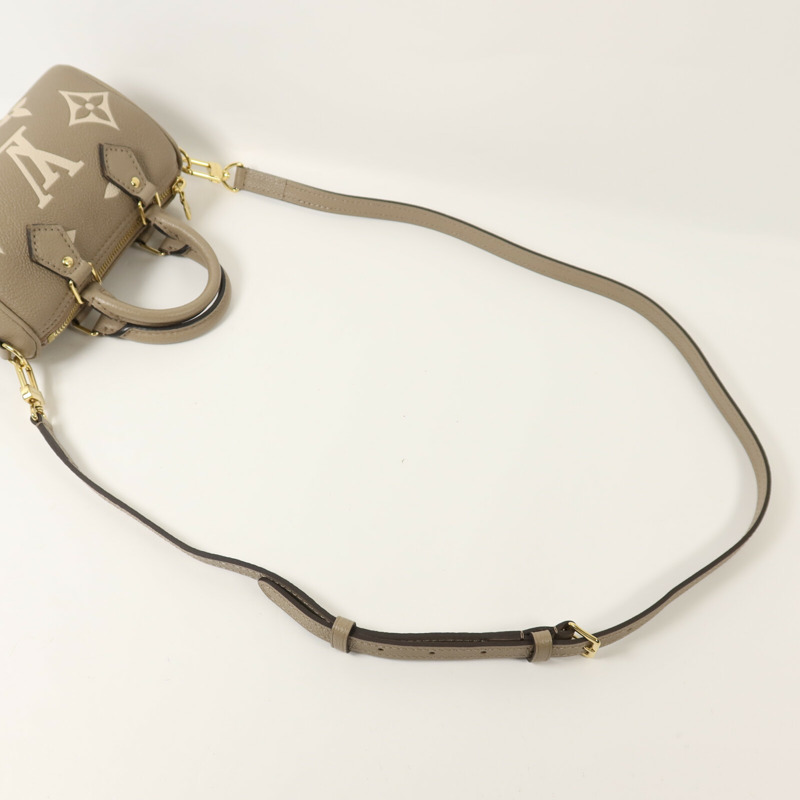 LOUIS VUITTON Monogram Empreinte Nano Speedy手挽肩背兩用袋-6