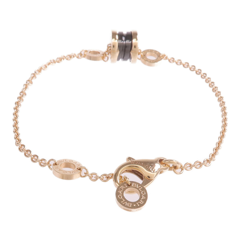 BVLGARI 18K玫瑰金/陶瓷B.zero 1 Bracelet手鏈-2