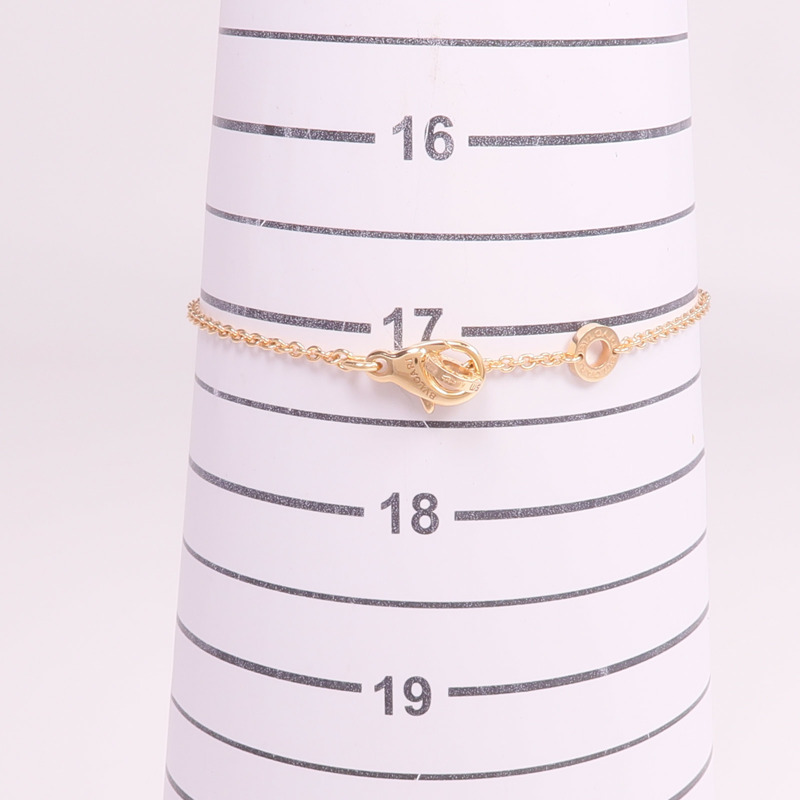 BVLGARI 18K玫瑰金/陶瓷B.zero 1 Bracelet手鏈-9