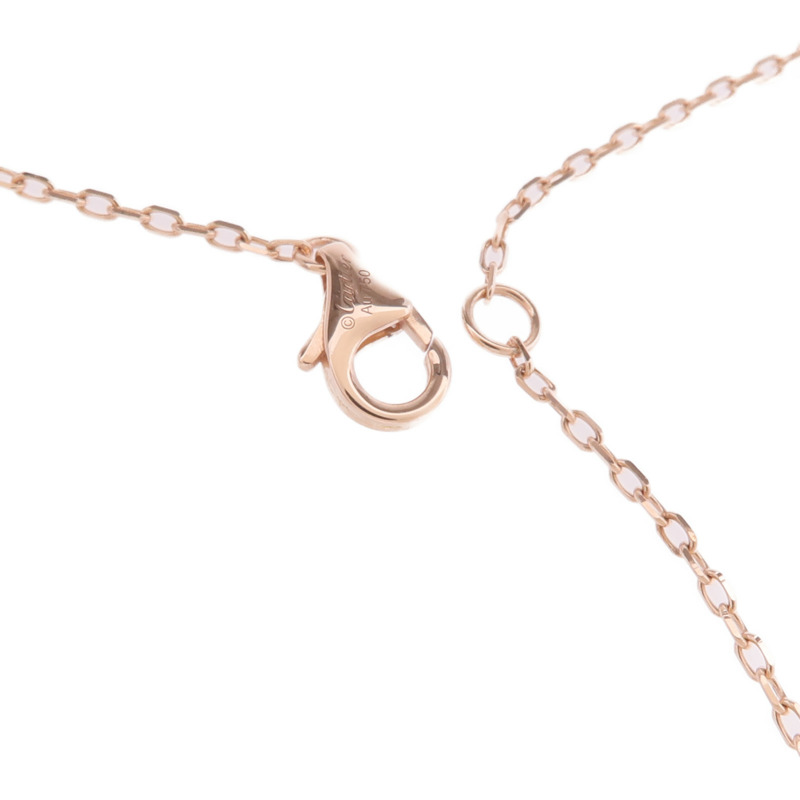 CARTIER 18K玫瑰金Juste Un Clou Diamond Necklace鑽石項鍊-5