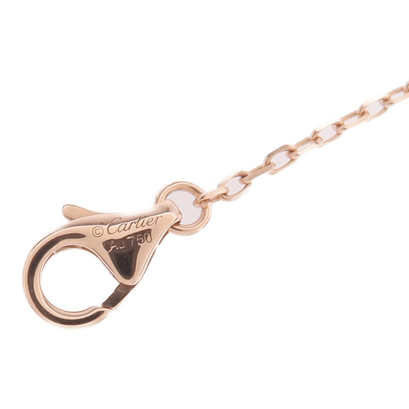 CARTIER 18K玫瑰金Juste Un Clou Diamond Necklace鑽石項鍊-6