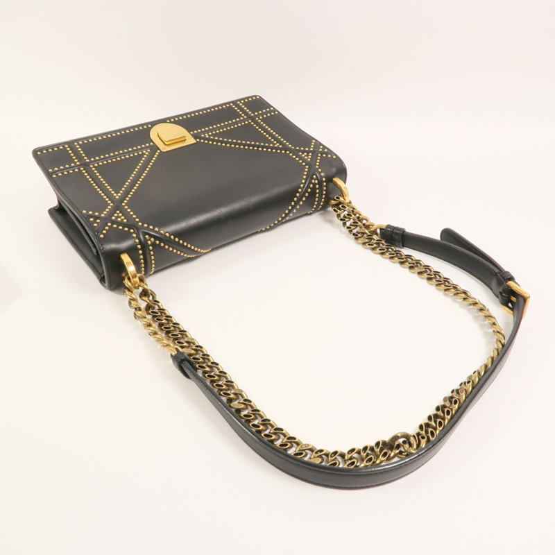 Dior 牛皮皮革Diorama鏈帶肩背袋-7