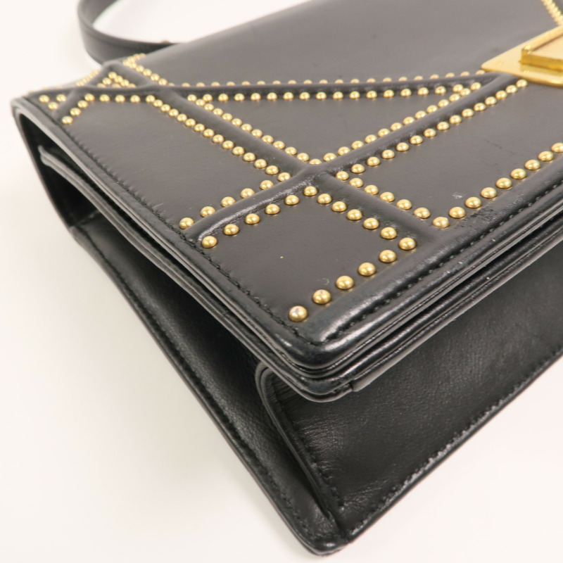 Dior 牛皮皮革Diorama鏈帶肩背袋-13