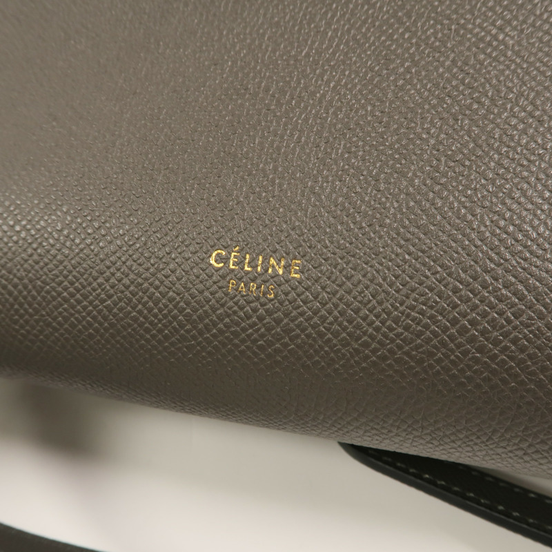 CELINE 牛皮皮革Micro Belt Bag手挽肩背兩用袋-5