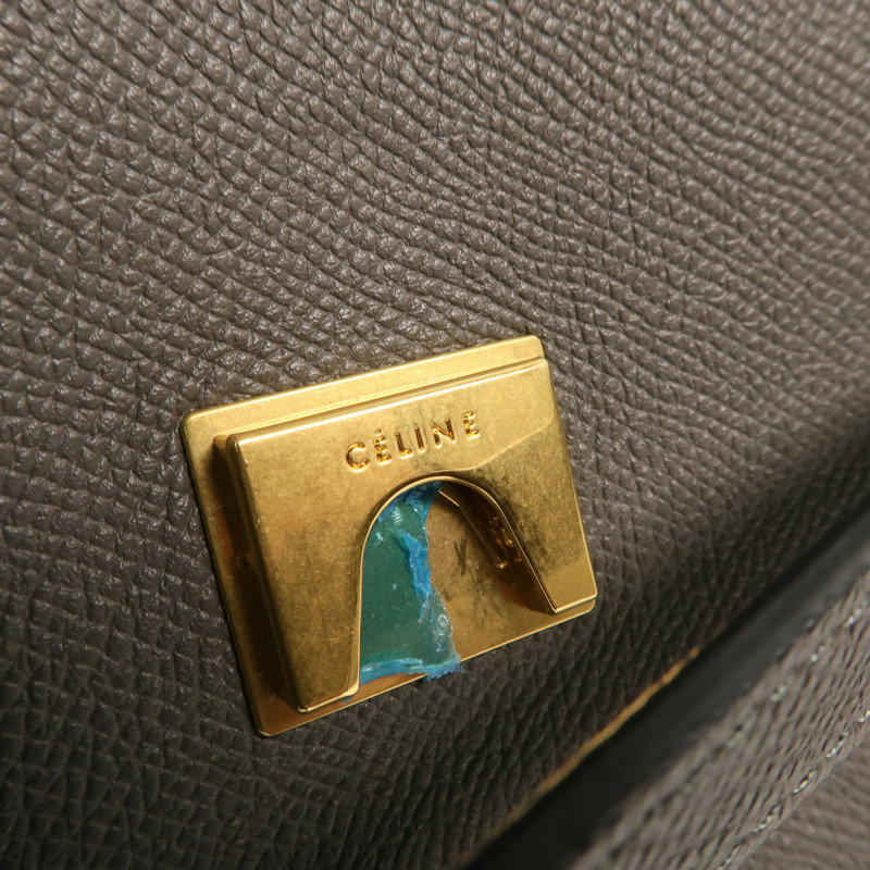 CELINE 牛皮皮革Micro Belt Bag手挽肩背兩用袋-6