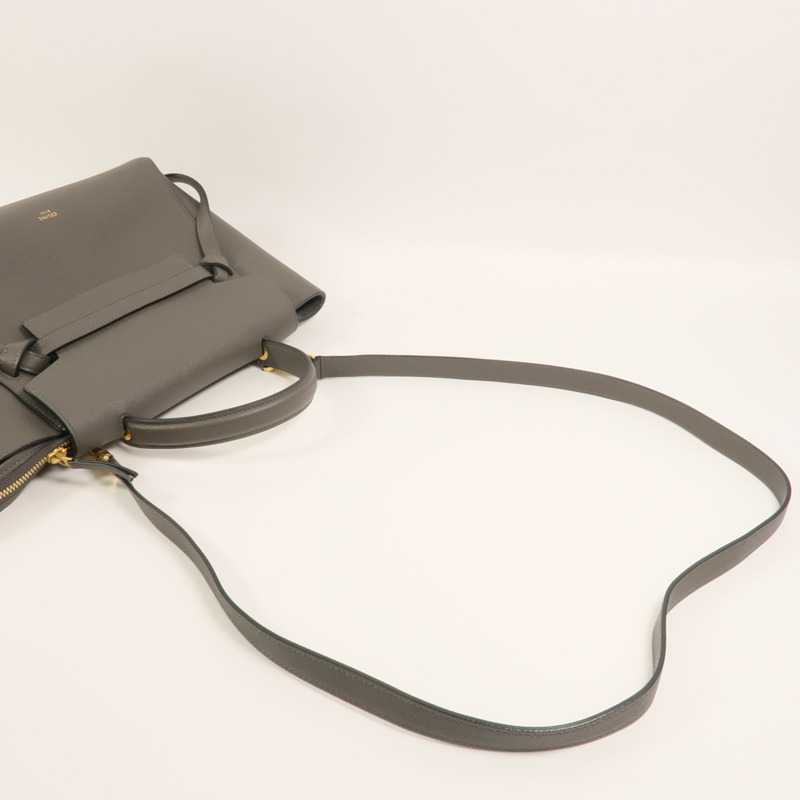 CELINE 牛皮皮革Micro Belt Bag手挽肩背兩用袋-8