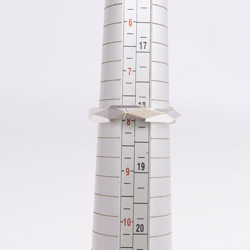 GUCCI 18K白金Link To Love Ring戒指-9