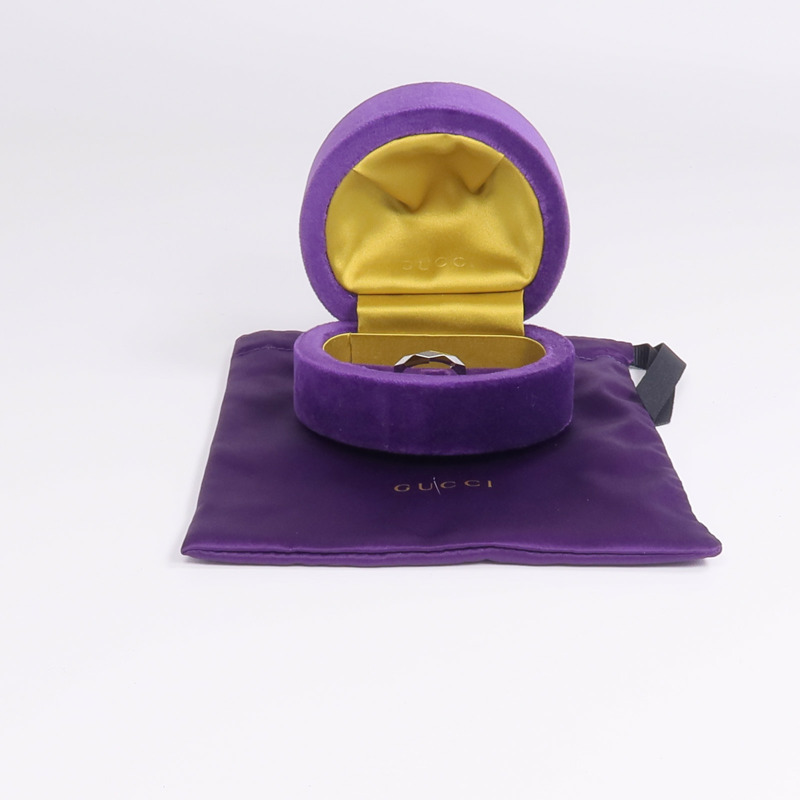 GUCCI 18K白金Link To Love Ring戒指-11