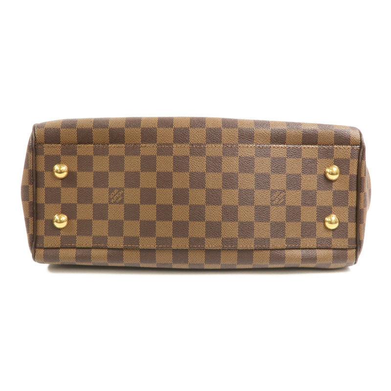 LOUIS VUITTON Damier Trevi金扣手挽肩背兩用袋-3
