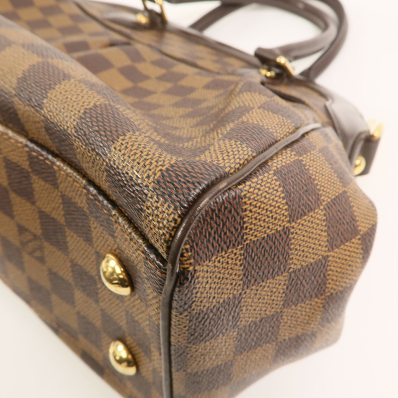 LOUIS VUITTON Damier Trevi金扣手挽肩背兩用袋-9