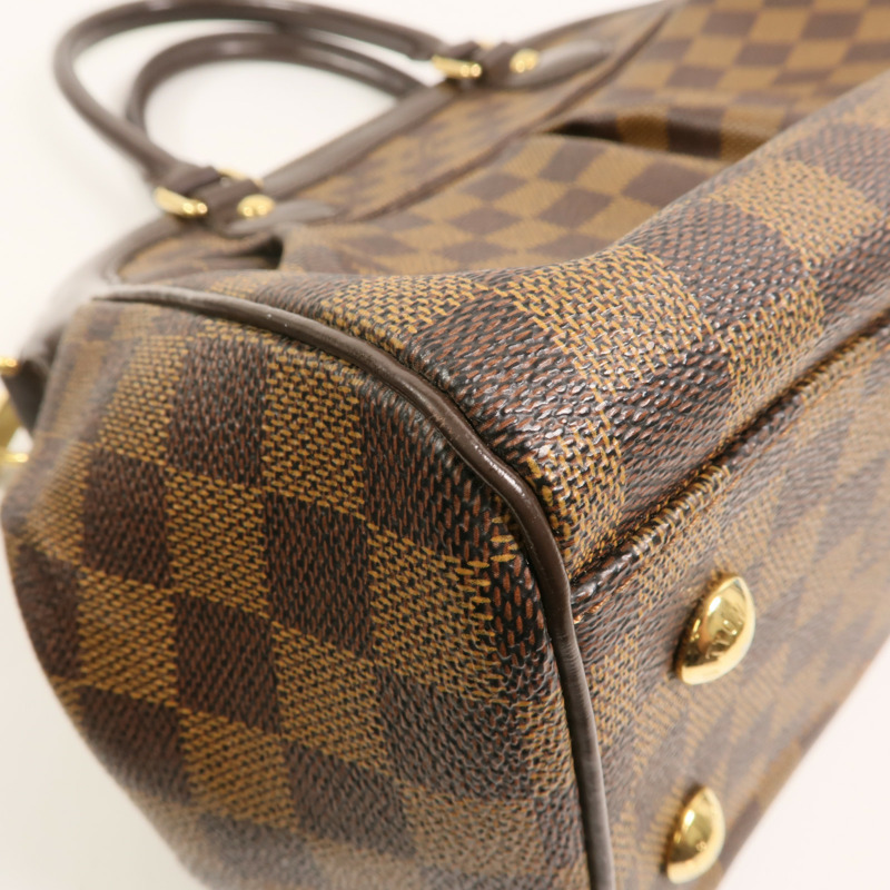 LOUIS VUITTON Damier Trevi金扣手挽肩背兩用袋-12