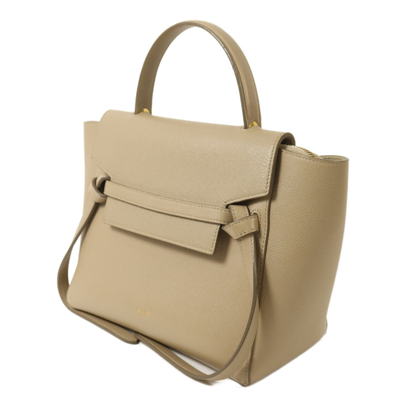 CELINE 牛皮皮革Micro Belt Bag手挽肩背兩用袋-2