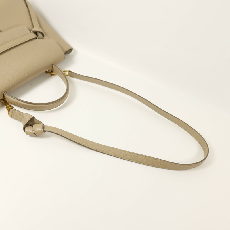 CELINE 牛皮皮革Micro Belt Bag手挽肩背兩用袋-9