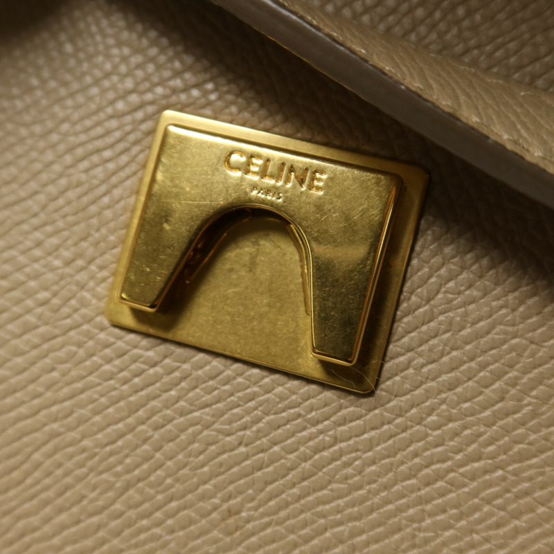 CELINE 牛皮皮革Micro Belt Bag手挽肩背兩用袋-11