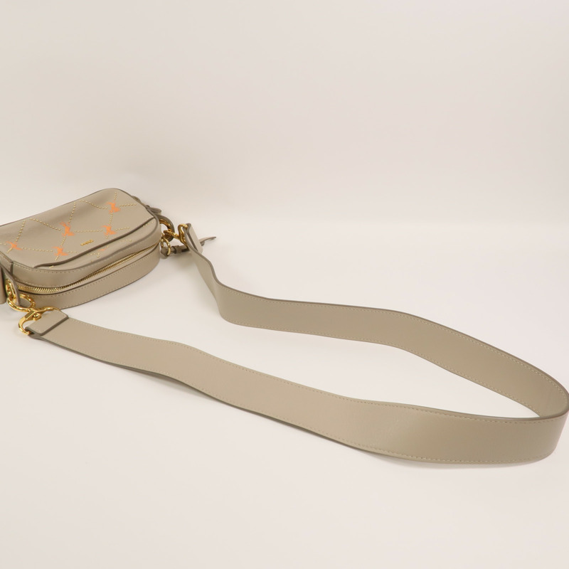 Chloe 牛皮皮革Mini Signature肩背袋-7