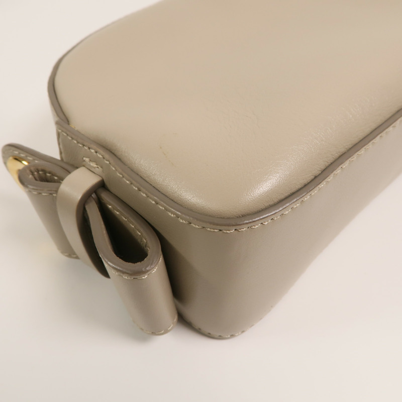 Chloe 牛皮皮革Mini Signature肩背袋-13