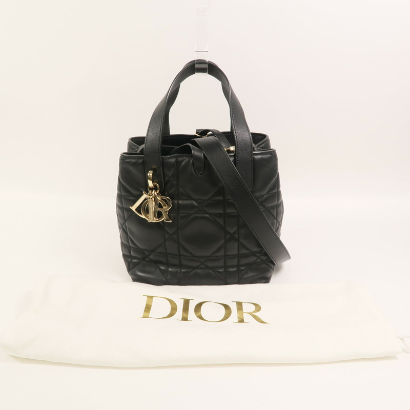 Dior 牛皮皮革Toujours Vertical Small手挽肩背兩用袋-10