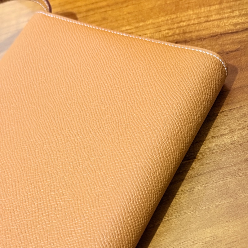 未使用99新✨好用有高質感的HERMES 愛馬仕最美金棕色 斜背包 woc 最耐用的Epsom牛皮 Clic 16 顯年輕銀扣-39