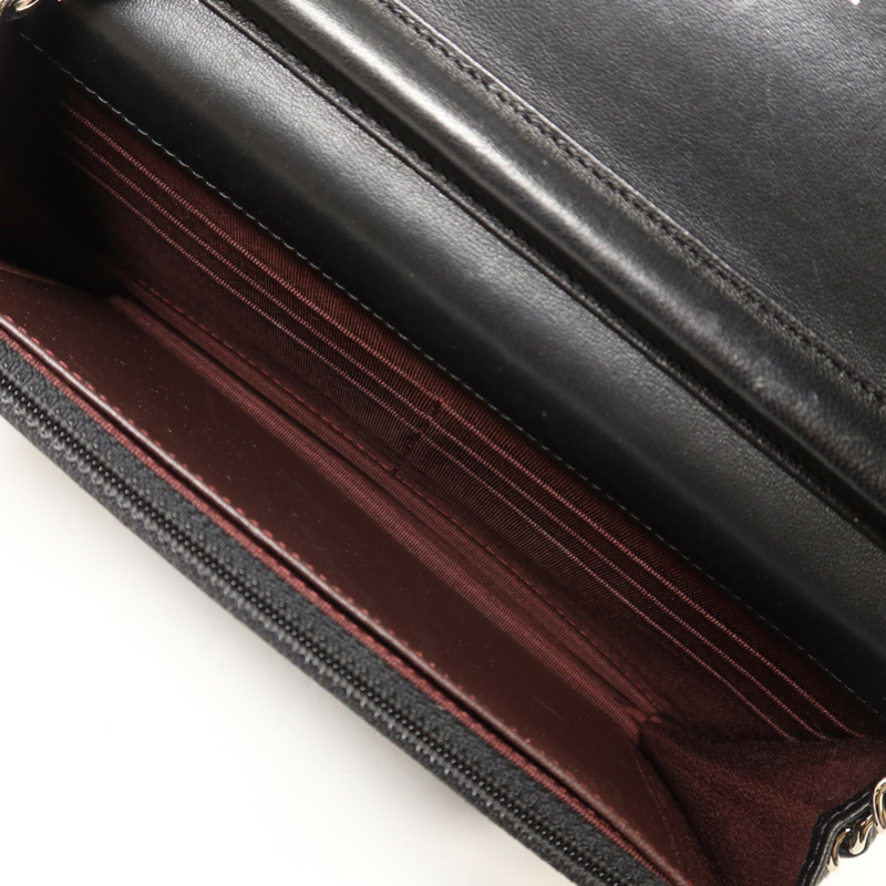 CHANEL 羊皮皮革WOC Wallet On Chain鏈帶肩背袋-4