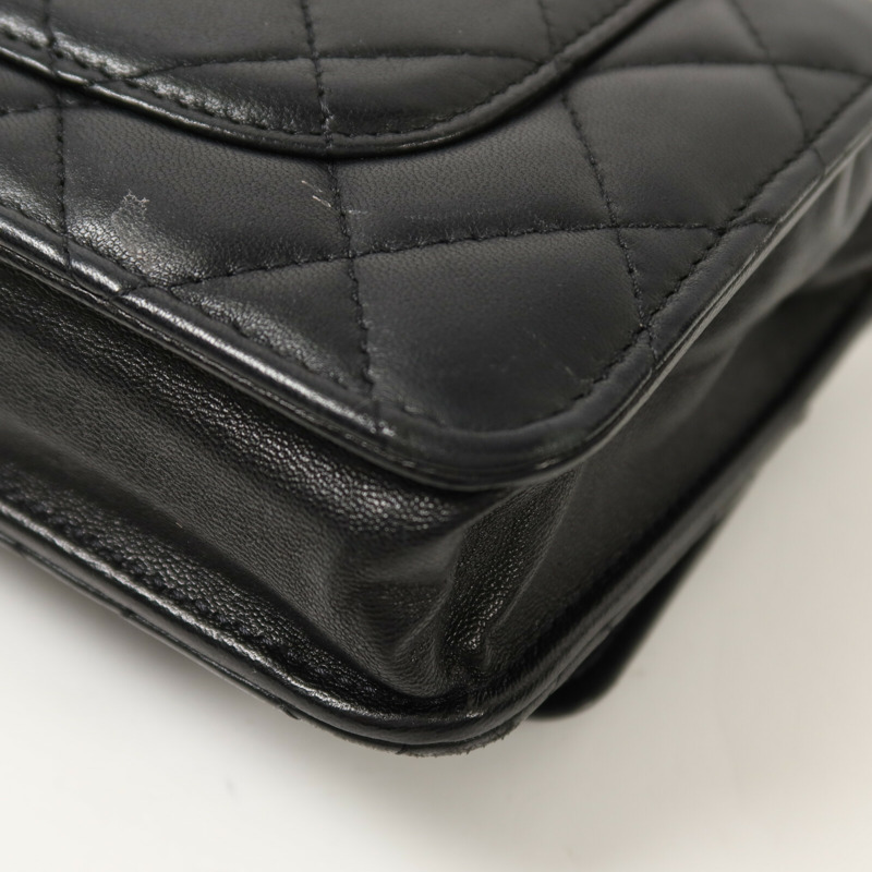 CHANEL 羊皮皮革WOC Wallet On Chain鏈帶肩背袋-14