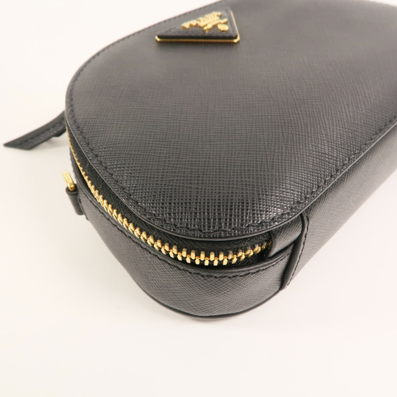 PRADA 牛皮皮革Belt Bag腰包-12