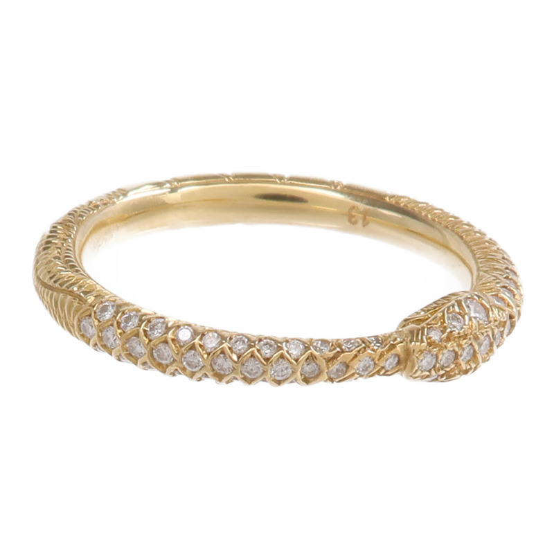 GUCCI 18K黃金Ring鑽石戒指-3