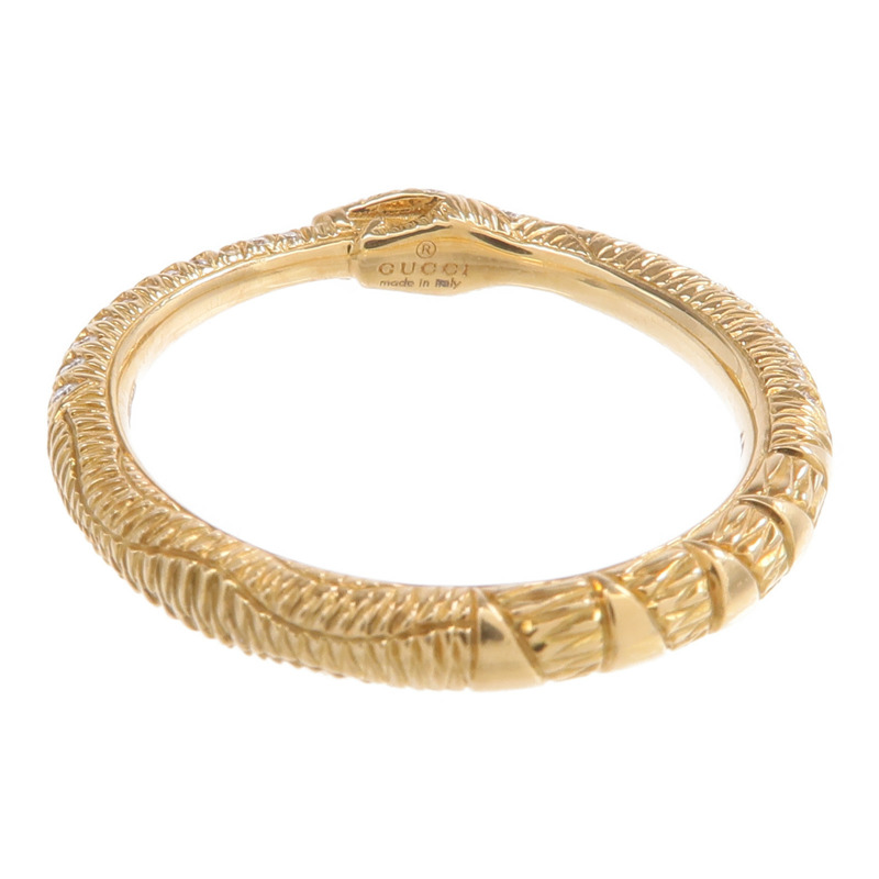 GUCCI 18K黃金Ring鑽石戒指-5