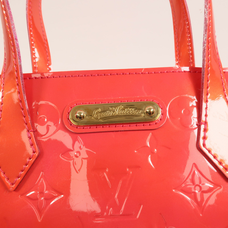 LOUIS VUITTON Monogram Vernis Wilshire PM手挽袋-8
