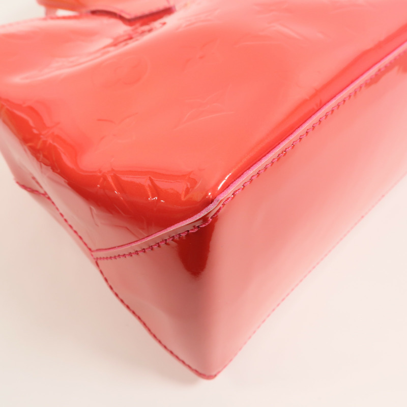 LOUIS VUITTON Monogram Vernis Wilshire PM手挽袋-11