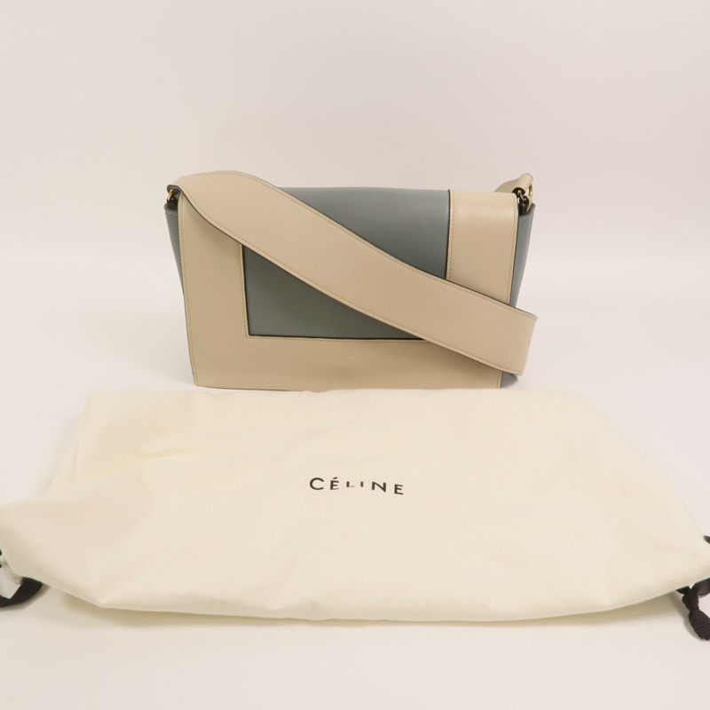 CELINE 牛皮皮革Frame Bag肩背袋-10