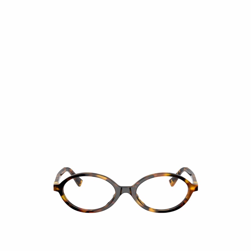 Miu Miu 女士 徽標平光鏡50碼橋寬: 1.8cm; 鏡腿長: 14cm; 鏡片直徑: 5cm-5