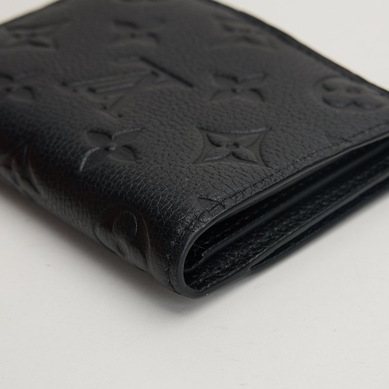 二手Lv Lisa短夾/黑壓紋 晶片款-7