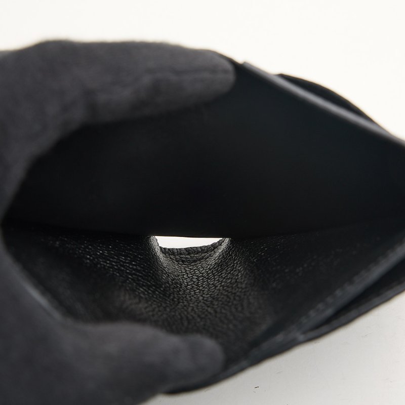 二手Lv Lisa短夾/黑壓紋 晶片款-14