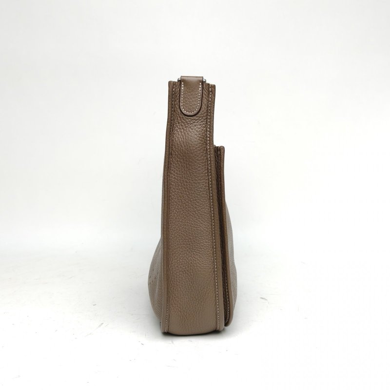 HERMES HERMESEvelyne小號29大象灰TC皮B刻銀扣肩背包-1