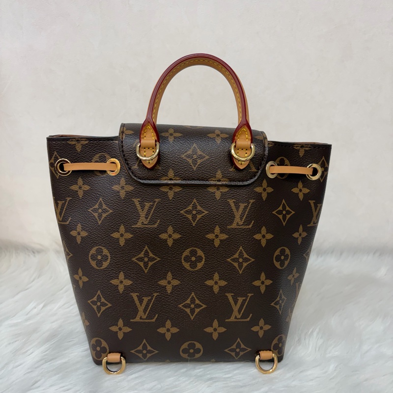 LV M45502 老花 原花 金釦 Monogram手提包 後背包-2