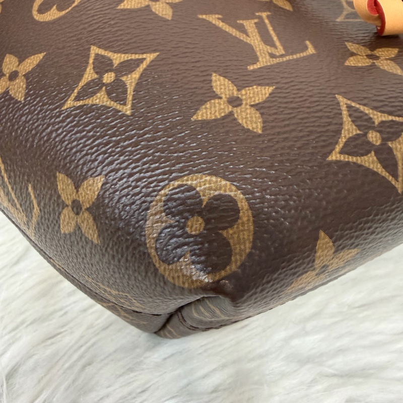 LV M45502 老花 原花 金釦 Monogram手提包 後背包-5