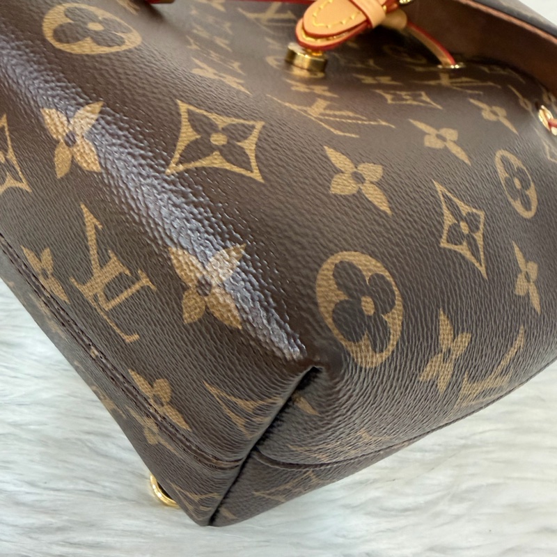 LV M45502 老花 原花 金釦 Monogram手提包 後背包-8