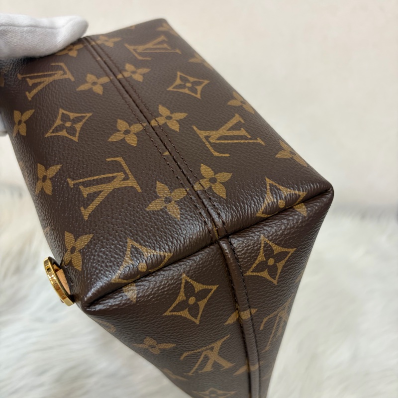 LV M45502 老花 原花 金釦 Monogram手提包 後背包-9