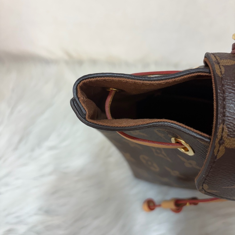 LV M45502 老花 原花 金釦 Monogram手提包 後背包-12