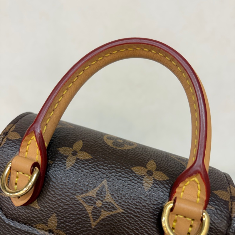 LV M45502 老花 原花 金釦 Monogram手提包 後背包-14