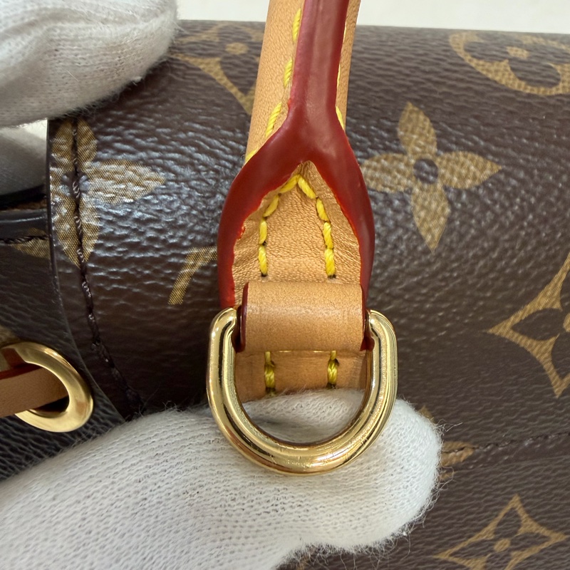 LV M45502 老花 原花 金釦 Monogram手提包 後背包-15