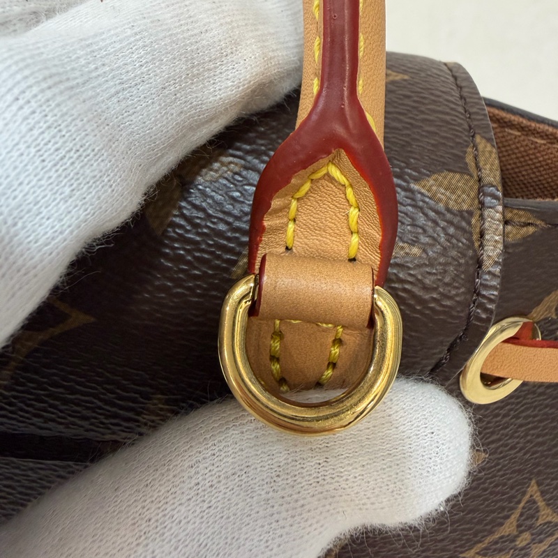 LV M45502 老花 原花 金釦 Monogram手提包 後背包-16