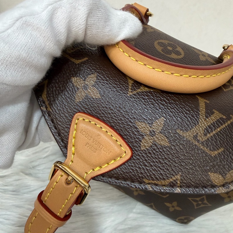 LV M45502 老花 原花 金釦 Monogram手提包 後背包-18