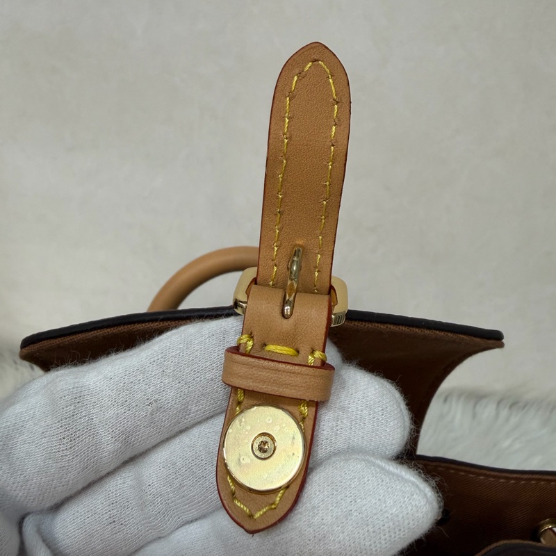 LV M45502 老花 原花 金釦 Monogram手提包 後背包-19