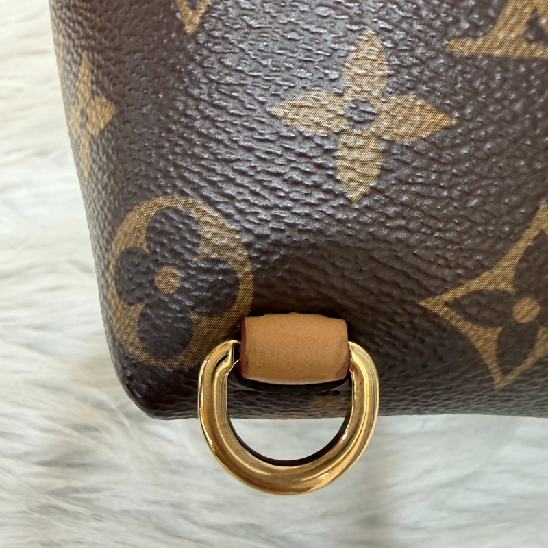 LV M45502 老花 原花 金釦 Monogram手提包 後背包-29