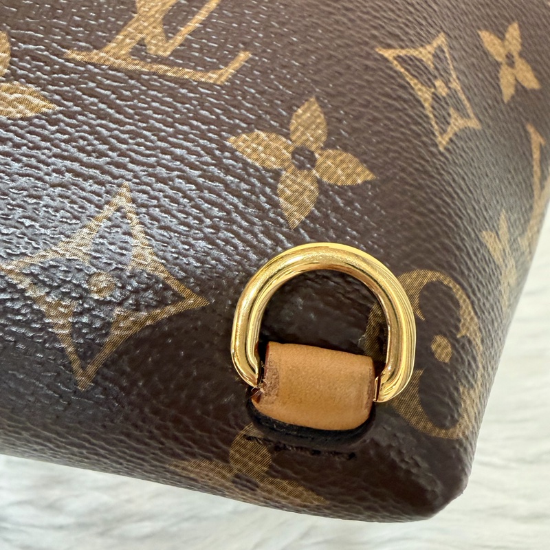 LV M45502 老花 原花 金釦 Monogram手提包 後背包-30