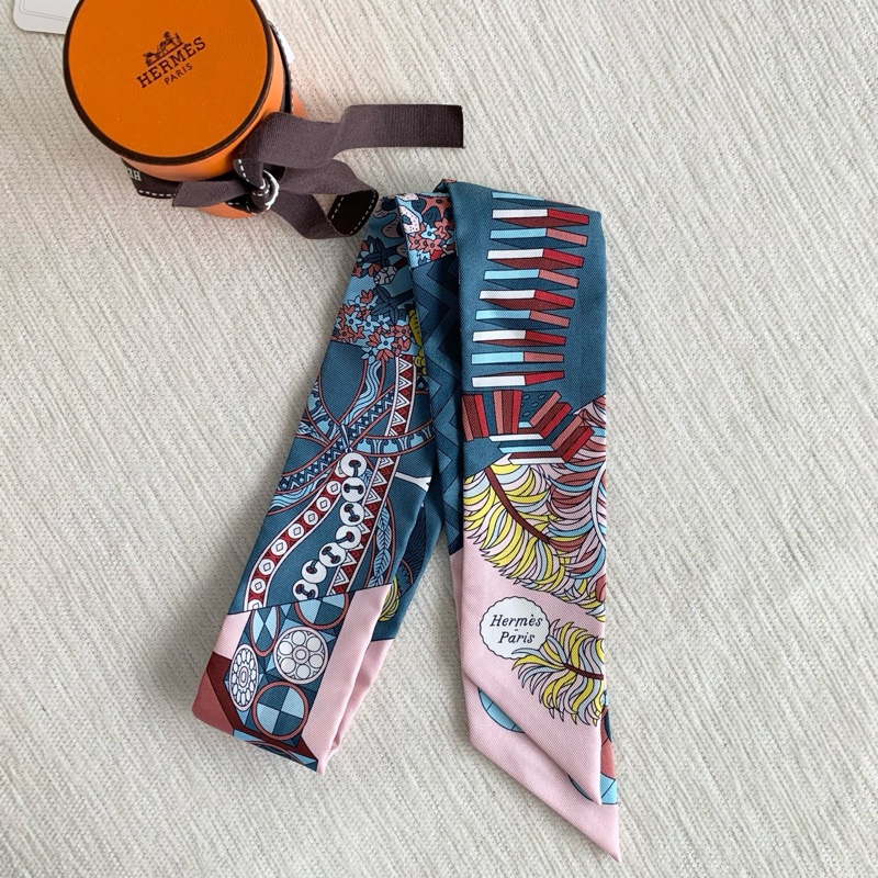 Hermes 愛馬仕 從洋傘到對決 Twilly 絲巾-0