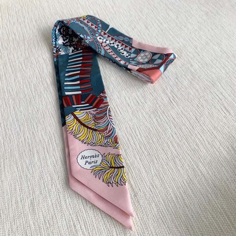 Hermes 愛馬仕 從洋傘到對決 Twilly 絲巾-2