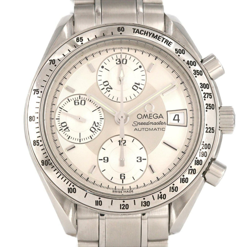 歐米茄超霸系列日期顯示腕錶 3513.30 不鏽鋼自動腕錶-0