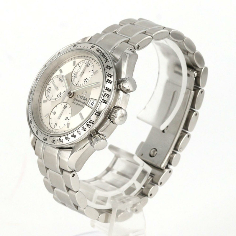 歐米茄超霸系列日期顯示腕錶 3513.30 不鏽鋼自動腕錶-1